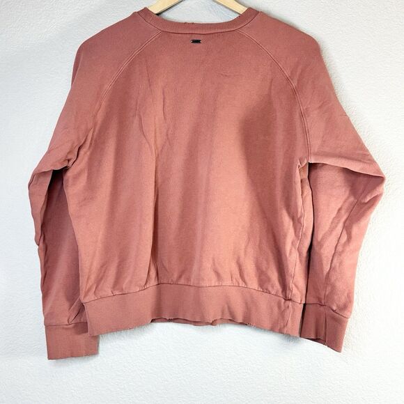 Vintage O'Neill Graphic Surfer Women’s Burlwood Hibiscus Sweatshirt Size Medium - Picture 2 of 6